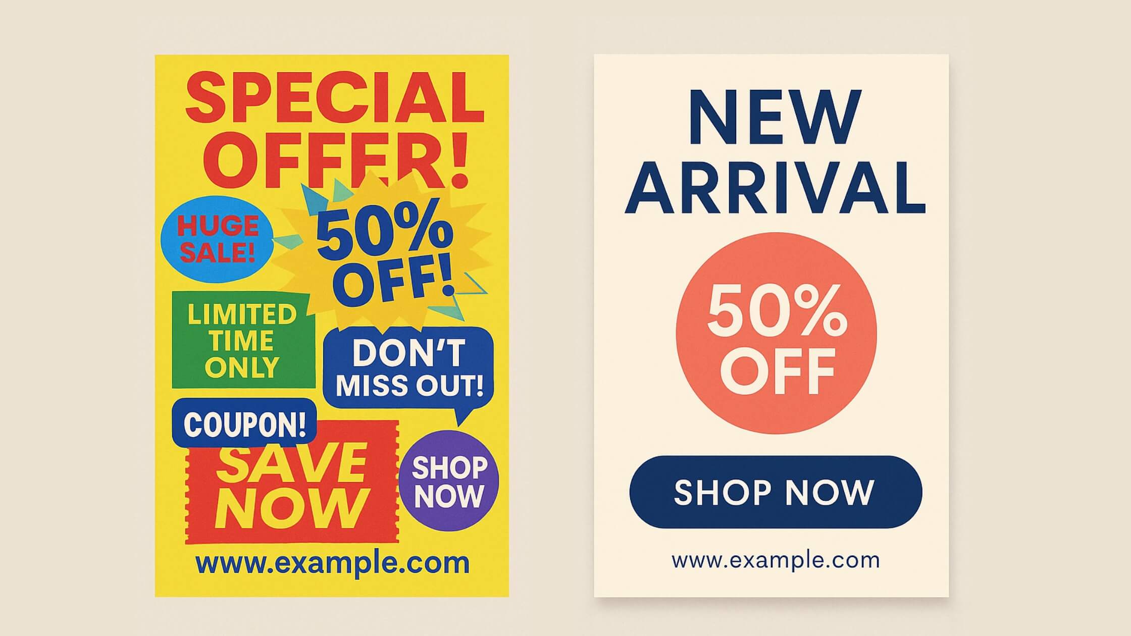 Split-screen illustration comparing DIY design with professional design, highlighting the difference in tools, logo quality, and visual impact.